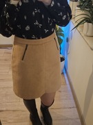 Spódnica M&S Marks & Spencer M 38 ciepła beżowa na zimę