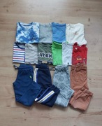 Zestaw paka ubran 110 116 koszulki bluzki dres koszula bluza