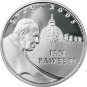 Moneta 10 zł Papież Jan Paweł II (1920-2005)