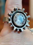 Srebrny pierścionek - srebro 835 ERD. - vintage 