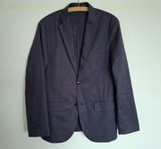 Marynarka męska H&M niebieska slim fit