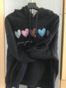 Bluza czarna ciepła rozm Xl