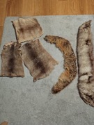 Szal ze skórki lisa