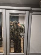 Ghillie suit, strój maskujący, zielony