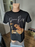 Diana Ross t-shirt Tour 2022 Thank You męski unisex czarna 