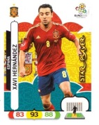 PANINI EURO 2012 XAVI STAR PLAYER HISZPANIA
