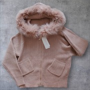 Mięsisty sweter z futerkiem zima Jean Louis Franvoise uni