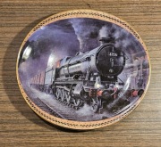 POCIĄG Śliczny talerz ozdobny DAVENPORT Philip D. Hawkins BRADEX