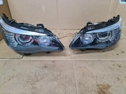 Bmw e60 m5 reflektory tunel skórzany chłodnica wentylator