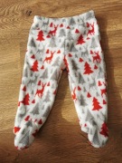 Półśpiochy spodnie niemowlęce świąteczne 56/62