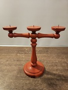 Świecznik drewniany