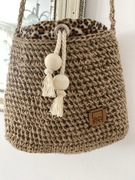 Torba ze sznurka jutowego, handmade