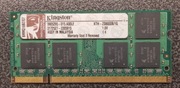Pamięci do laptopa 1GB  DDR2 Kingston  