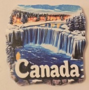 Magnes na lodówkę akrylowy Canada Kanada Niagara Ontario OttawaCalgary(43) 