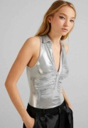 BERSHKA  BODY SREBRNE Roz S