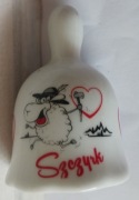 Dzwonek ceramiczny z Polski - pamiątka ze Szczyrku