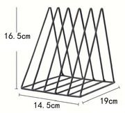 Stojak na płyty winylowe 7 przegródkowy, czasopisma i inne