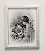 Obraz religijny - Anioł Stróż 25 cm/30 cm