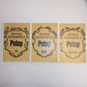 Potop - Henryk Sienkiewicz - tom I, II i III