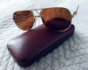 Oprawki  LACOSTE LAMY VINTAGE PILOTKI ZŁOTE 