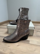 KOWBOJKI WSUWANE EVEN&ODD ROZMIAR 37 DAMSKIE WYGODNE BUTY ZA KOSTKĘ