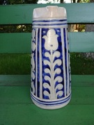 Duży ręcznie robiony 28cm Dzban na piwo/wino antyk Westerwald XIXw .bdb