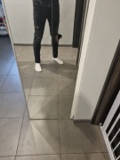 Spodnie z dziurami dżinsy z przetarciami FSBN 34