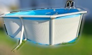 Basen ogrodowy kanadyjski stalowy 490x360x120cm