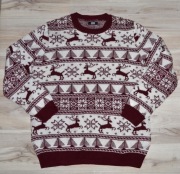 34^ Jacamo Świąteczny sweter wzory XL