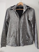 Tchibo active bluza sportowa z kapturem szara S