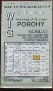 Porohy Gorgany mapa WIG reedycja