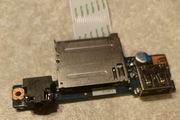 Lenovo G50-30 - Płytka gniazda USB, słuchawkowe i czytnik kart SD