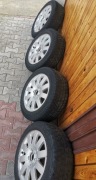 Sprzedam piękne aluminiowe  felgi z oponami zimowymi  205/55 /55R16,