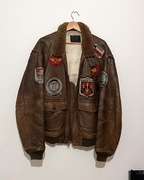 Kurtka skórzana Top Gun Avirex Type G-1, L, 1987