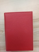 Eslee portfel skóra naturalna czerwony Eslee 0663 - kobieta