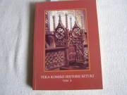 KSIĄŻKA-TEKA KOMISJI HISTORII SZTUKI -TOM X