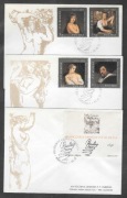 FDC,2350-2353,Rubens , malarstwo