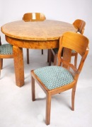 ART DECO, STÓŁ Z KRZESŁAMI, IDEALNA KOMPOZYCJA