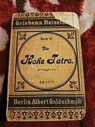 Przewodnik Tatra- Tatry 1903 z mapami Kompletny.