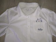 Elegancka BIAŁA koszula COOL Club dziewczęca młodzieżowa r. 158 13 lat