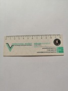 Magnes na lodówkę Linijka 12 cm. Idealna do umieszczania notatek na lodówce