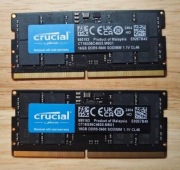 Pamięć Ram Crucial 32 GB [2x16GB] 5600 MHz, DDR5