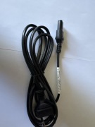 Kabel zasilający 230V (tzw. „ósemka” / C7) do laptopa, TV, konsoli