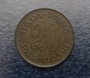 Wyprzedaż Kolekcji = =  20 para 1981r. = JUGOSŁAWIA