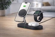 ŁADOWARKA INDUKCYJNA MAGNETYCZNA 3w1 DO IPHONE APPLE WATCH 15W