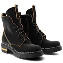 Botki Lemar 60309 R.40 Skóra Czarny Lakier