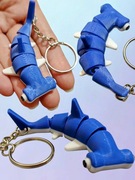 Brelok Breloczek do kluczy lub plecaka REKIN MŁOT DRUK 3D FLEXI