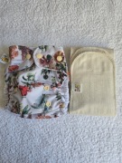 Kieszonka one size Kokosi zielnik+gratis, pieluchy wielorazowe