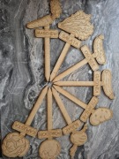 Drewniane znaczniki do warzyw / tabliczki do ogrodu