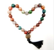 Mala różaniec buddyjski Indie Chiny tybetański mały kieszonkowy japamala